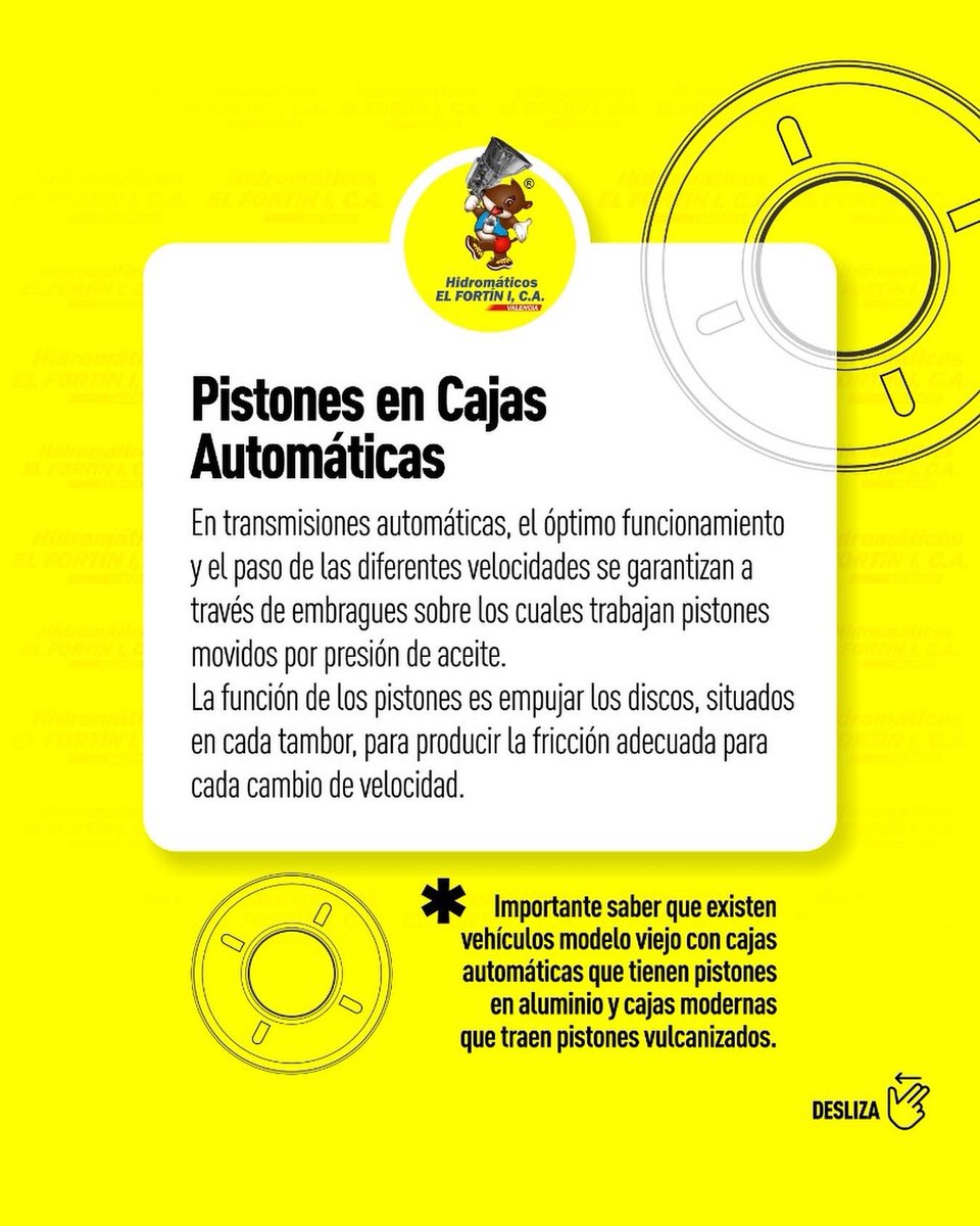 HidromaticosI's tweet photo. Pistón Vulcanizado Overdrive - Brake para Cajas Automáticas FS5AEL – FNR5 / Aplica para @mazdausa #mazda3 #mazda5 #mazda6 / Importado 🇺🇸 / ¡Lo que busques encuéntralo aquí...! 

Hidromáticos El Fortín I, C.A.
¡Contigo...!

WhatsApp y/o Telegram a través del +58 414-4210750 https://t.co/eJnFGQLuLi