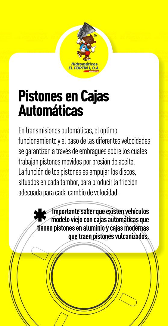 HidromaticosI's tweet photo. Pistón Vulcanizado Overdrive - Brake para Cajas Automáticas FS5AEL – FNR5 / Aplica para @mazdausa #mazda3 #mazda5 #mazda6 / Importado 🇺🇸 / ¡Lo que busques encuéntralo aquí...! 

Hidromáticos El Fortín I, C.A.
¡Contigo...!

WhatsApp y/o Telegram a través del +58 414-4210750 https://t.co/eJnFGQLuLi