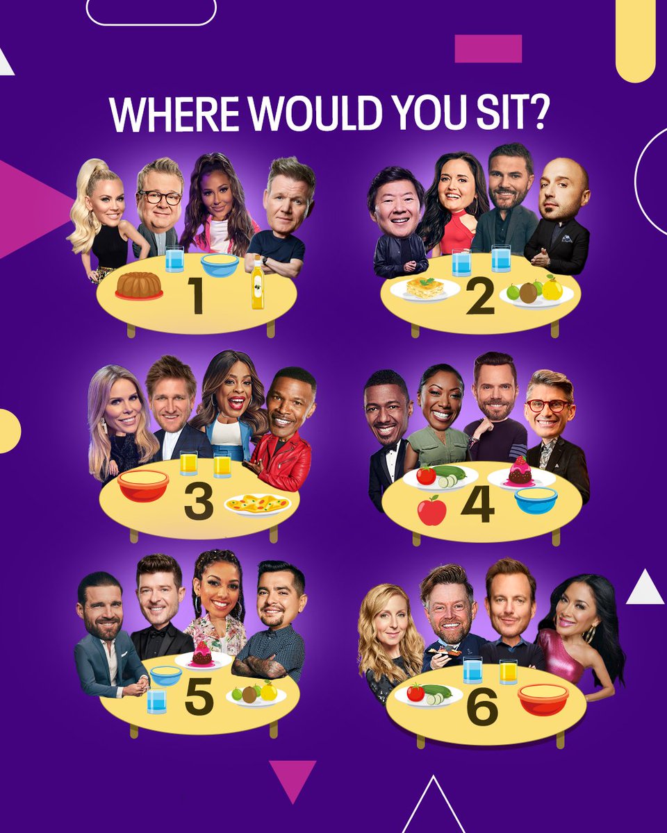 POV: You walk into the Reality Cafeteria. Where would you sit? ⬇️