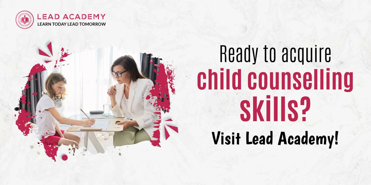 Enhance your career prospect in the fascinating field of #childdevelopment by enrolling in the #ChildCounsellor online course offered by #LeadAcademy! Register Today! 

buff.ly/3Bfs6QG 

#professionalcounsellor #ChildcounsellingCourse #knowledge  #onlinecourse