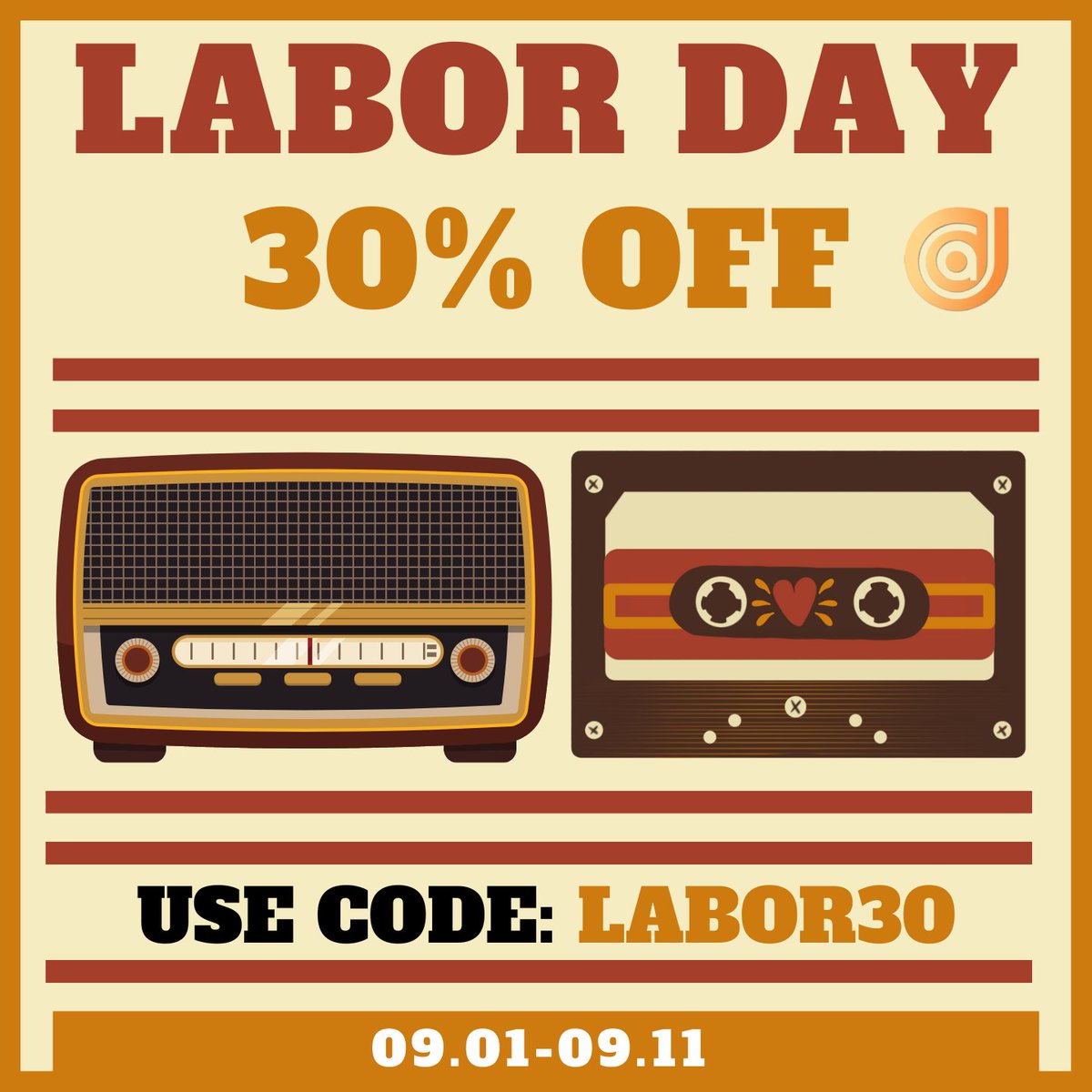 AudioDesignDesk's tweet image. 📣 Save 30% on Audio Design Desk with this discount code! 👉 LABOR30 👈  Happy Labor Day! 

Visit add.app now and start adding pro sounds and music to your videos in seconds!

#sounddesign #postaudio #postproduction #videoediting #filmmaking #filmsound #freesounds
