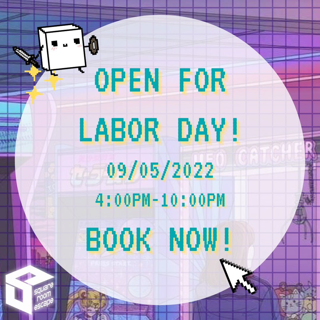 square_escape's tweet image. Click the link in our bio to book your appointment today!
#ocescaperooms #socalescape #escaperoom #squareroomescape