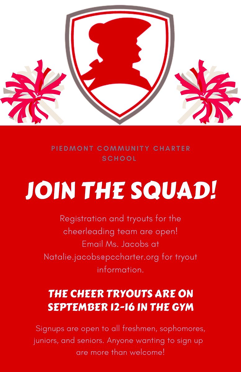 CoachJacobs5's tweet photo. Cheer Tryouts are coming up fast!! https://t.co/RycnLrHitz