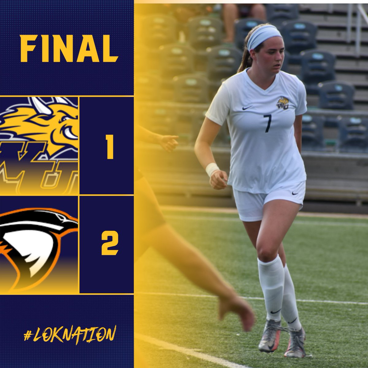 GorlokSports's tweet photo. The @WebsterWSoccer team dropped their first game of the season by a score of 2-1 in a highly competitive match against Anderson. Jordan Lande had the lone goal for Webster with Taryn Banfield making five saves. @WebsterUNews @SLIAC 

#LokNation https://t.co/L3QgLRYpkV