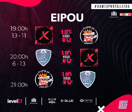 Gamesportselect's tweet photo. Segon resultat!!!
Ja tenim el primer que arribarà a dimecres!!
#STKmonkeys 6 - 13 @KoshinEsports
#casters: @Sylph_Games @hobbbs41
Ara En Directe: https://t.co/1daop9xdOg
#casters: @AnovasGames @hobbbs41
Col: @omnium @level4teches @Heron_Esports @EBlueGaming https://t.co/9IrezhyCh0