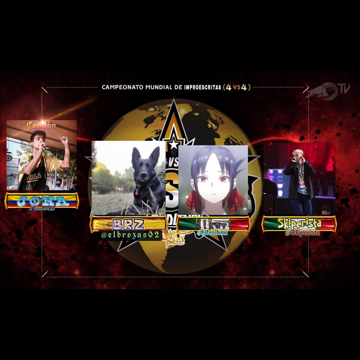 GLImproEscritas's tweet photo. 🔥 ¡¡ACTUALIZACIÓN DEL PRIMER EQUIPO DE GOD LEVEL IMPROESCRITAS!! 🔥
TEAM JONA 🇪🇨 + 🇪🇸 + 🇲🇽 + 🇲🇽
Renovado team de Level GOD 🔥
BRZ, Hikari y Skiperista son finalmente los integrantes del Team Jona
Como crees que le irá a este team?? 👇🏽👀 https://t.co/iZLc4kkEoN