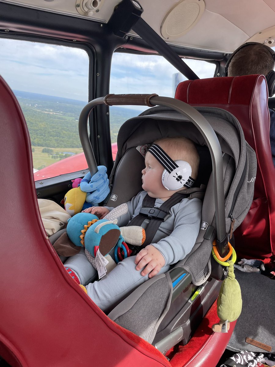 bKoebbe's tweet photo. @Sportys Future pilot on board for this weekend’s trip https://t.co/cmv3XSQrV4
