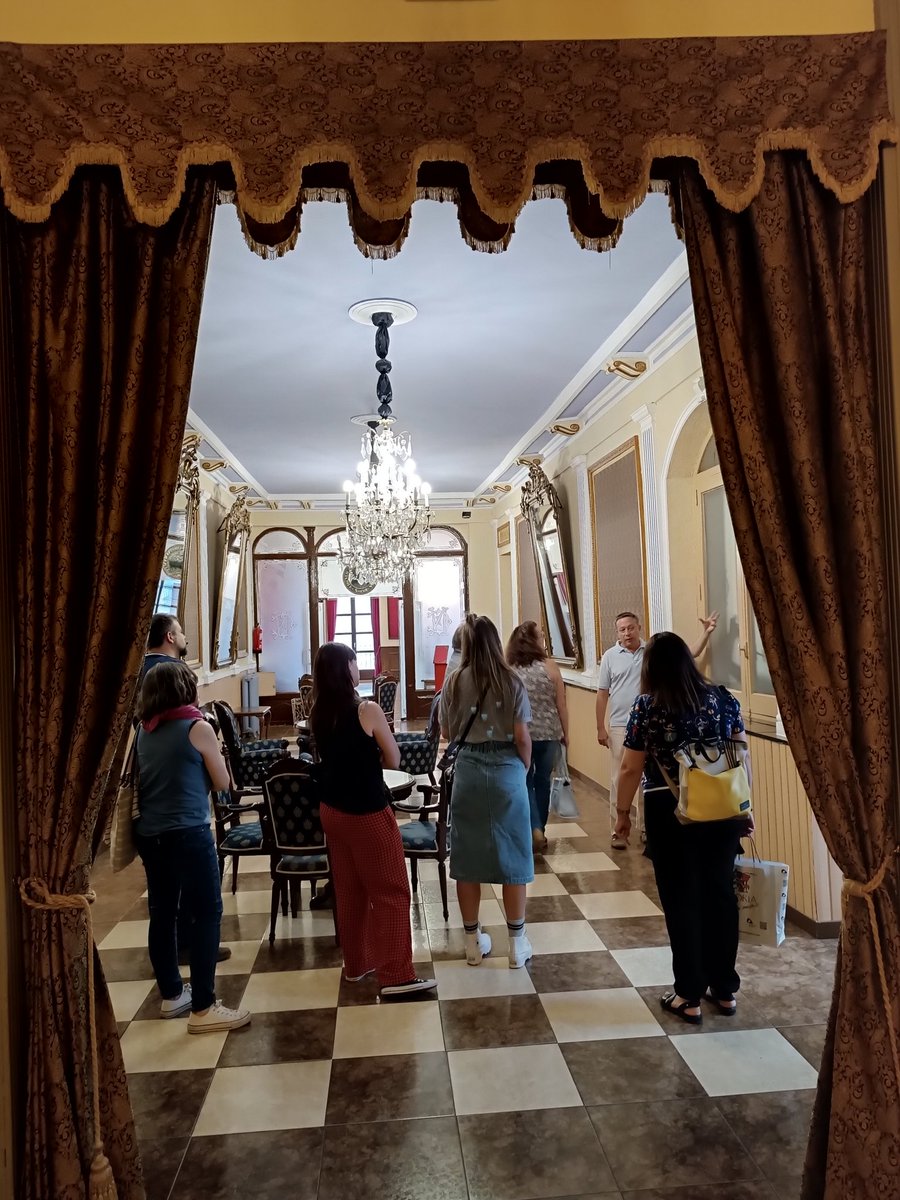 congresoepac's tweet photo. Tras la primera jornada de #EPACVI comienza #EPACactivo con la visita al @casinodesoria y @lacasadelajuana https://t.co/suM86AH45x