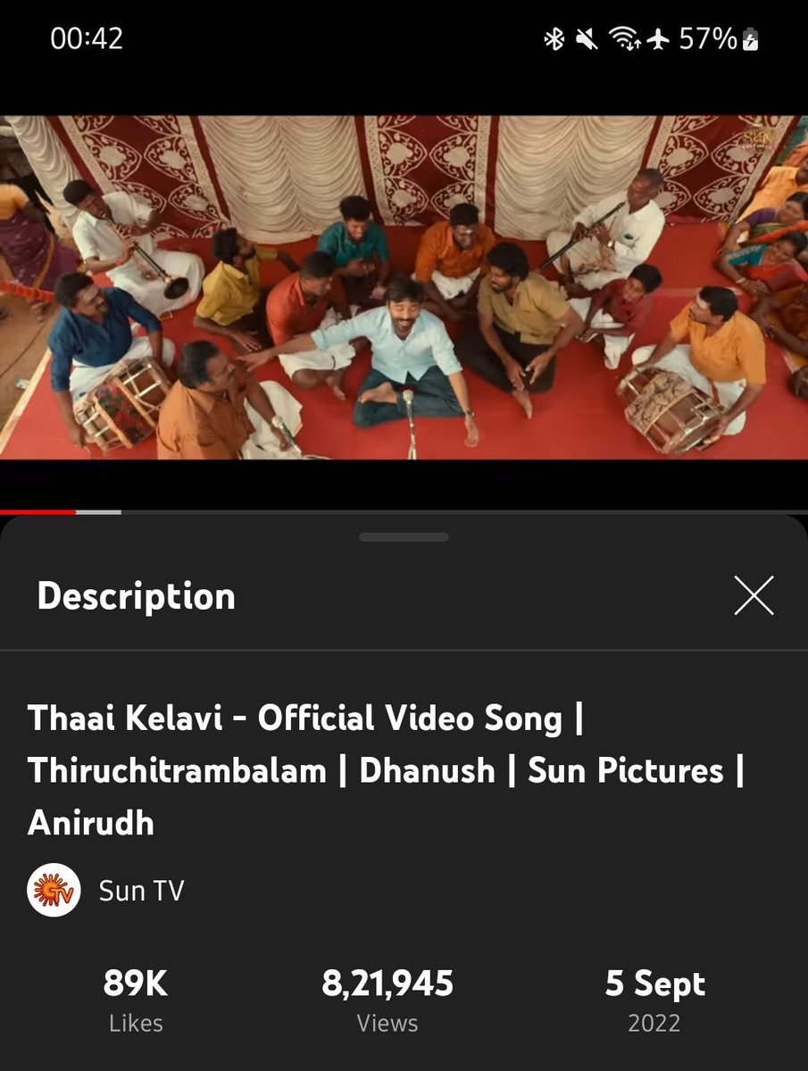 #ThaaiKelavi Video Song Successfully Crossed #JalabulaJangu Video Song 24hrs ( Close To 800K Views ) In 6hrs 🔥

#Vaathi #Thiruchitrambalam @dhanushkraja