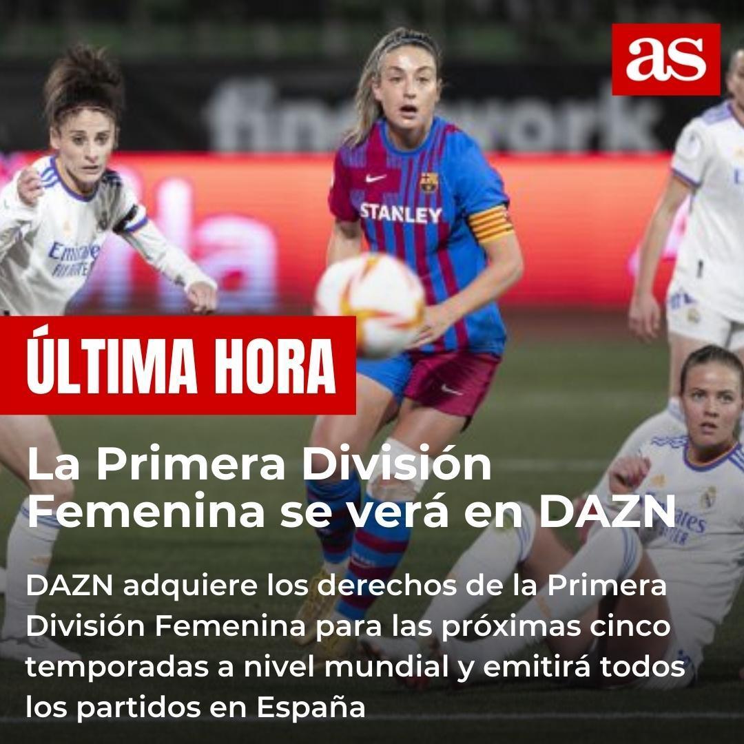 🚨#ÚLTIMAHORA

📺🤝Acuerdo televisivo para ver los partidos de la Primera División Femenina