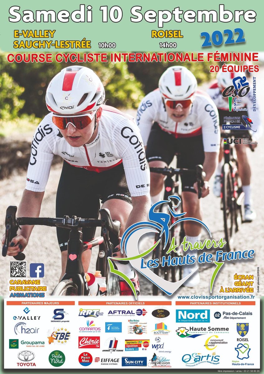 J - 5️⃣
En 2022, "A TRAVERS LES HAUTS DE FRANCE" s'ouvre vers de nouveaux horizons...
🤗🤗🤗🤗
🚴‍♀️🚴‍♀️🚴‍♀️🚴‍♀️🚴‍♀️🚴‍♀️
#passionvelo #hautsdefrance