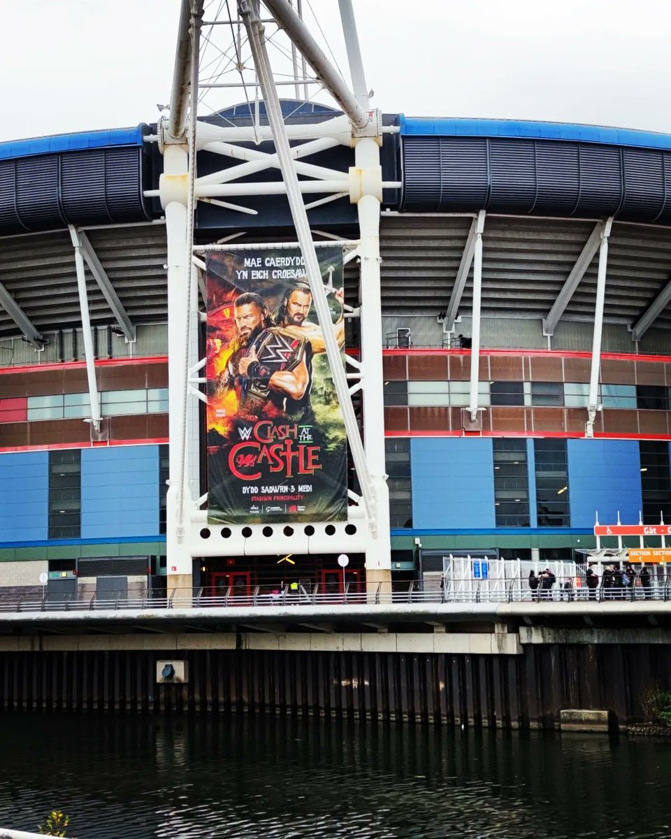 ben_dawber's tweet photo. A few snaps of the #WWE #PremiumLiveEvent from #Cardiff, #WALES!

I almost went deaf when @EdgeRatedR came out, unreal pop! I hope his Testicles are healed.
#wwf #wrestling #wrestler #princpalitystadium  #ppv #clashatthecastle #WWECastle #edge #ratedrsuperstar #lowblow #ballshot https://t.co/5GBlghrpMZ