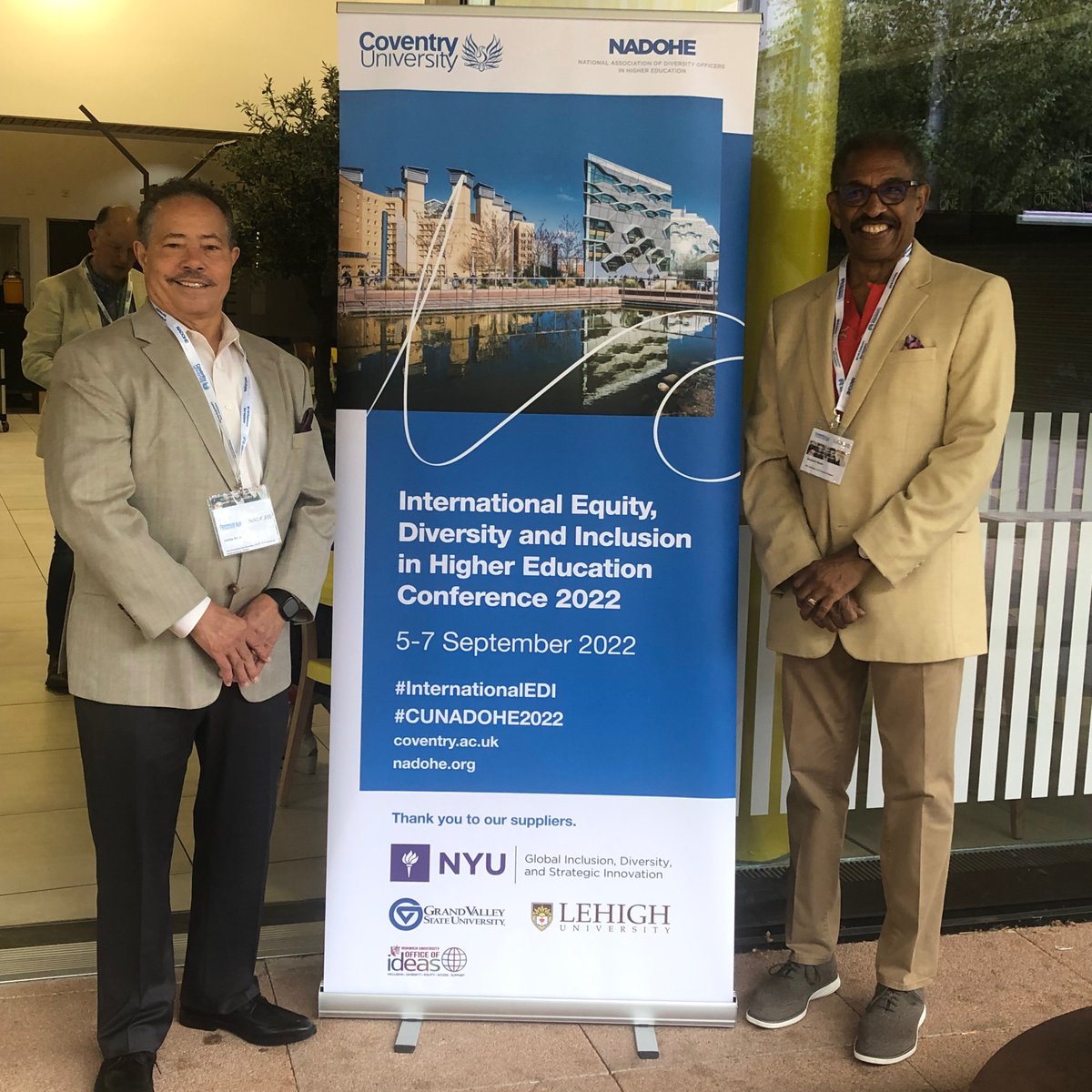 NADOHE_'s tweet photo. What a fantastic opening reception for the International Equity, Diversity, and Inclusion in Higher Education conference - with past (and current) presidents and amazing conference co-chairs! #CUNADOHE2022 https://t.co/uiPMAegMAg