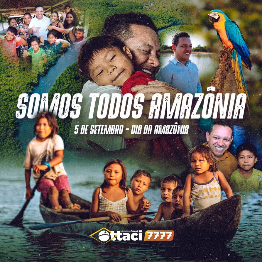 OttaciRR's tweet photo. 🌳 Um salve para a maior riqueza. Hoje é o #DiaDaAmazônia! 
👉🏽 Como deputado, sei que nossa maior responsabilidade é construir políticas de proteção para essa riquíssima biodiversidade.
🤩 Como cidadão apaixonado pela Amazônia, sei que lutar pela floresta é lutar pela vida! https://t.co/Dd9okPejmD