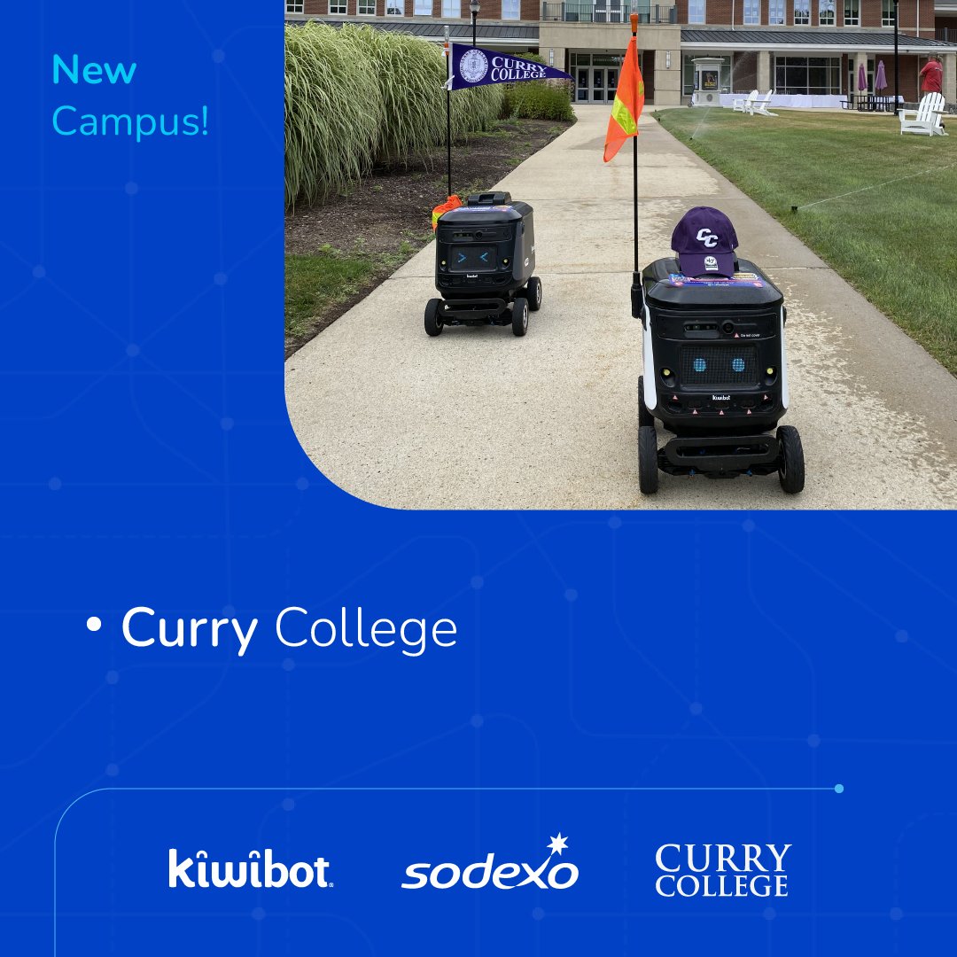 gokiwibot's tweet photo. Students at @CurryEdu, get ready for the ultimate dining experience🍔: marketplace revamps and next-level delivery service! @gokiwibot joins the Colonels’ family, and it's all set to deliver to everyone's doorstep. Enjoy a new way to order food with the "Everyday" app! https://t.co/nCOayz5Qe4