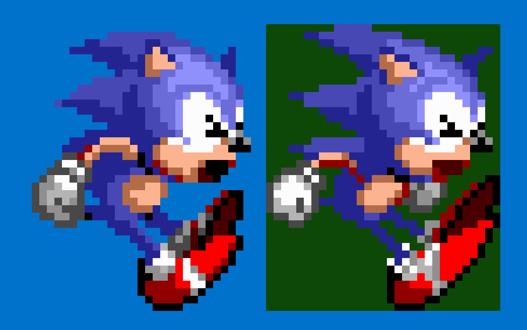 AudioReam on X: I did a Sonic 1 Version of one of Sonic's Sprites