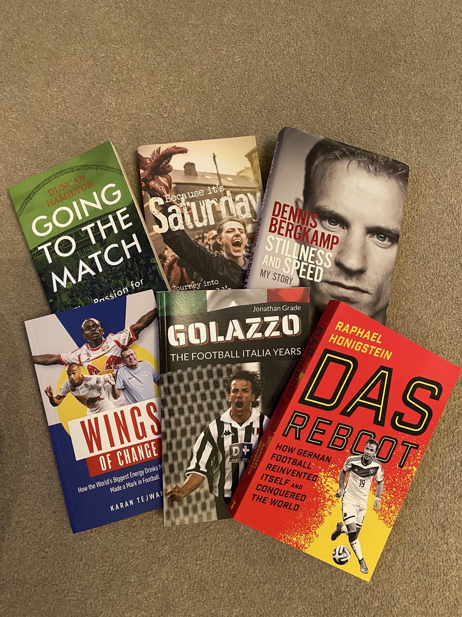 FootyBookChat's tweet photo. A good summer of football reading (so far!) 
Reviews to follow……

#BookTwitter #football #BooksWorthReading #bookreviews https://t.co/87qORGZFK0