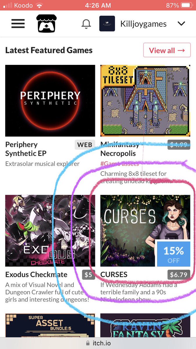 Looky witches. We’re featured on the front page of <a href="/itchio/">itch.io</a> 💜❣️🔮🌟 

It’s your last day to grab it at launch sale price so grab a magical deal today!!!