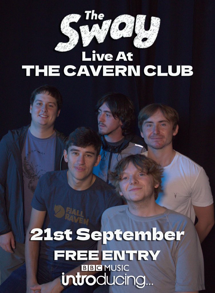 thesway_band's tweet image. We will be playing a free gig at the cavern on the 21st September for bbc introducing

As a thankyou to people that helped us, anyone who donated to replace our gear will be given priority for a ticket, just message us to sort it. Any remaining tickets will be on the door 😎🙌🏻