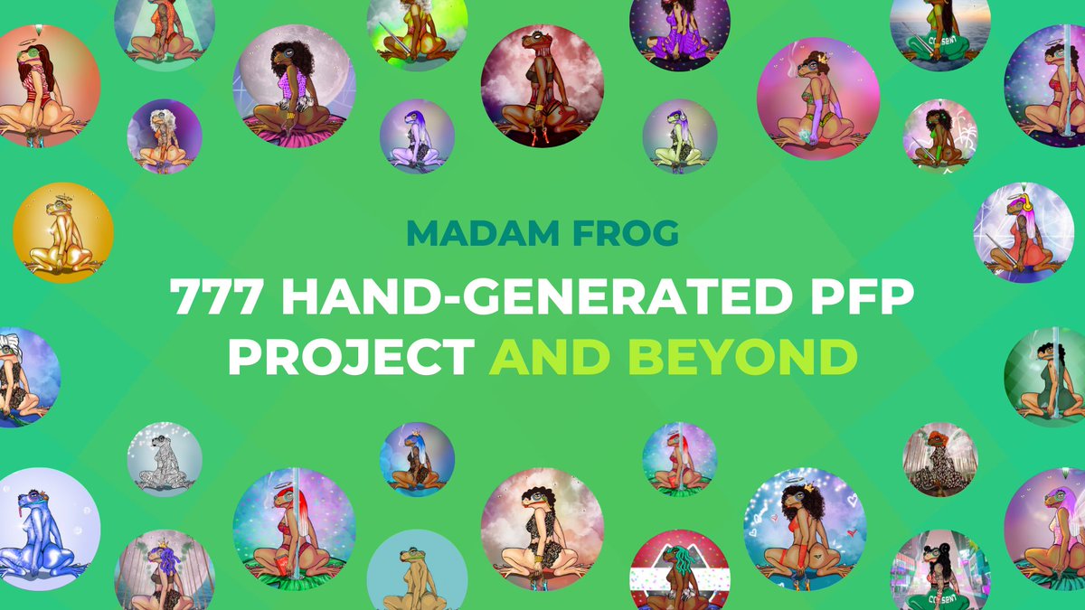 MADAM_FROG's tweet image. lucinevisions.art/madam-frog