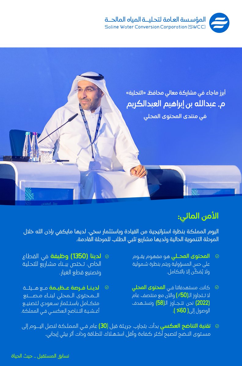 الهيئة السعودية للمياه tweet media