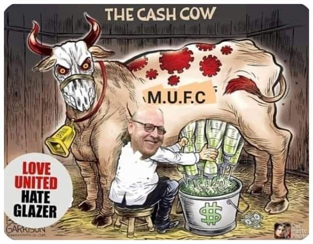Glazerspissoff's tweet photo. #GlazersOutNOW #Glazersout #NoTrustInGlazers #WeWantOurClubBack https://t.co/vil9k8B3vz