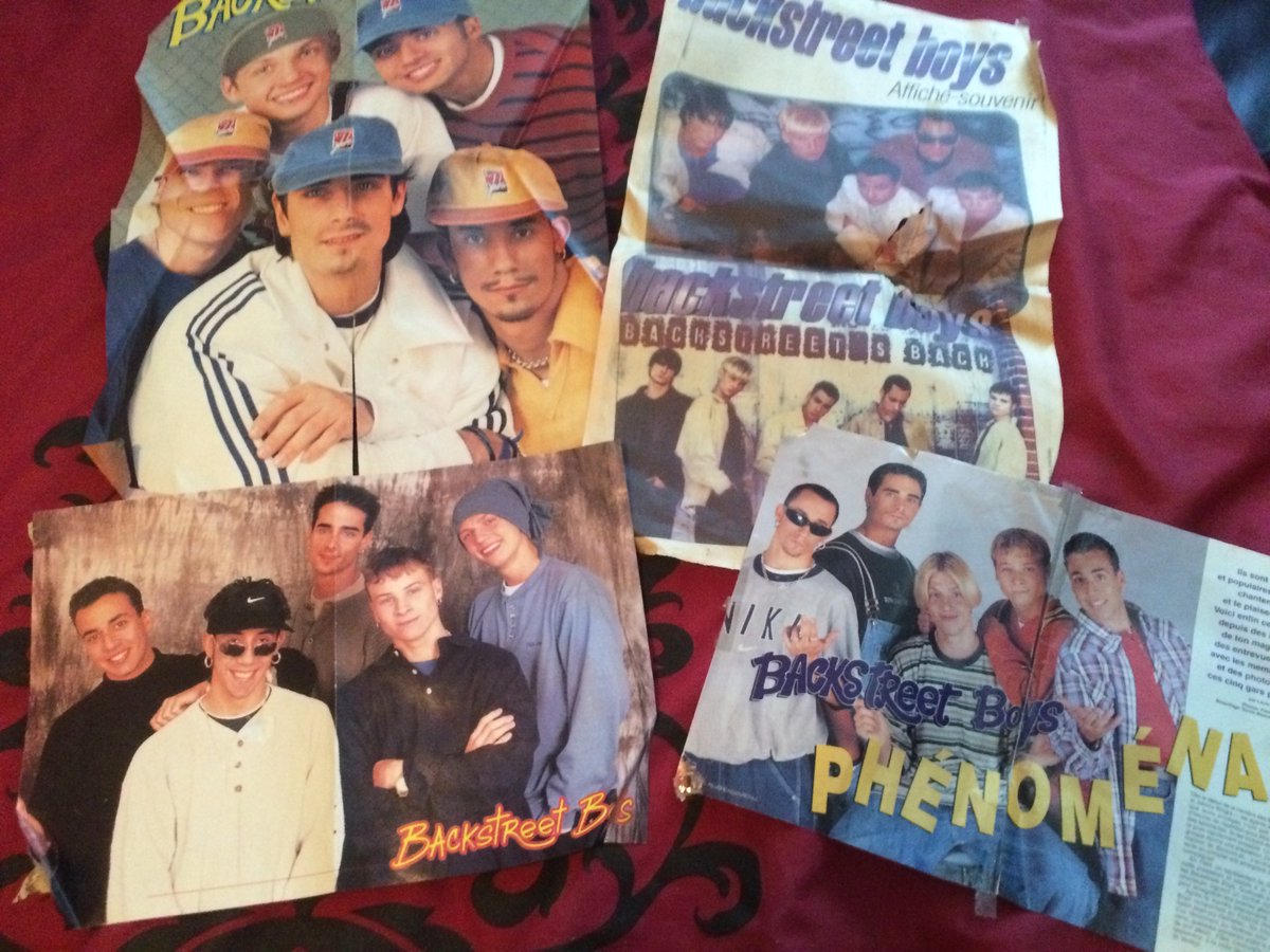 MCGagnon13's tweet photo. do some cleaning in my memory boxes from my teenage years and find other posters I couldn't go to MTL but no big deal I'm happy to have kept a good part of my BSB collection🥰😊 #BSB #BSB4ever @backstreetboys @bsbsquadbr https://t.co/5qXe3KUS9l