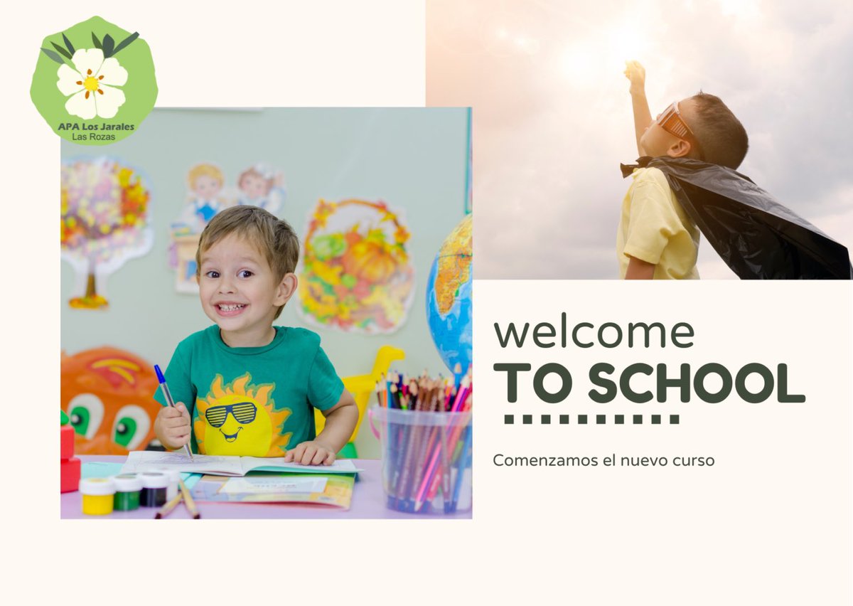 El miércoles nos vemos desde <a href="/APALosJarales/">APA Los Jarales</a> os deseamos feliz comienzo