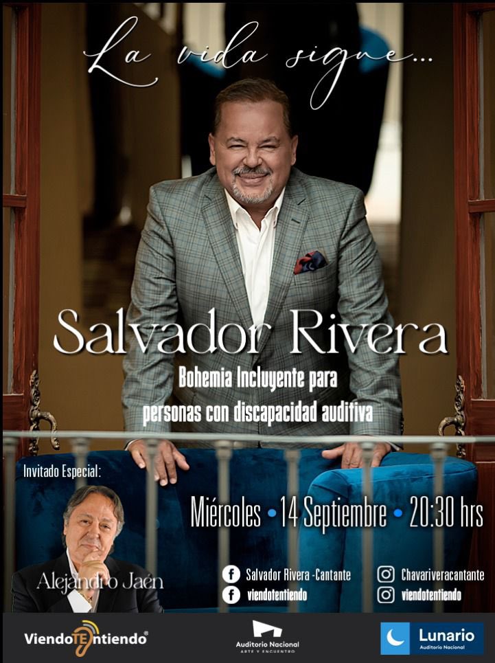 <a href="/viendotentiendo/">Viendotentiendo</a> y Salvador Rivera nos invitan a disfrutar una noche de bohemia incluyente donde personas con discapacidad auditiva podrán vivir una experiencia sensorial!  Busca las bases en fb <a href="/viendotentiendo/">Viendotentiendo</a>