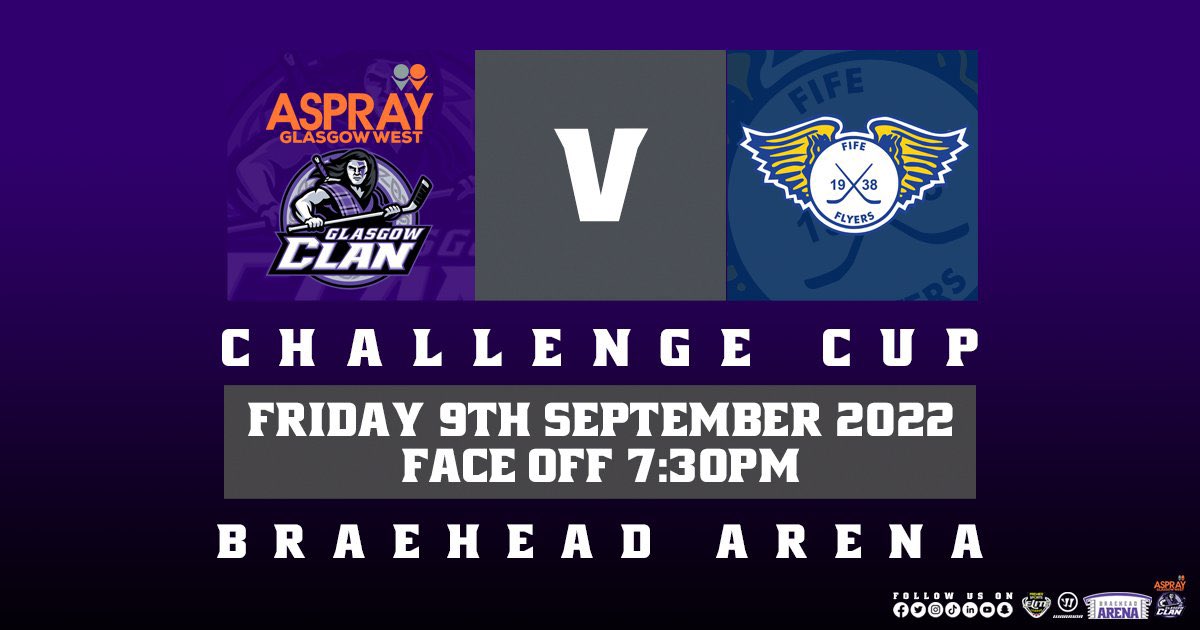 🙌 | WIN a pair of tickets for @ClanIHC 🆚 @FifeFlyers at @ArenaBraehead THIS FRIDAY! All you need to do is: 1️⃣ Retweet this post 2️⃣ Like this post 3️⃣ Tag who you want to bring We’ll announce our 1️⃣st winner THIS TUESDAY! BUY tickets HERE 🎟 bit.ly/3tQE4uK