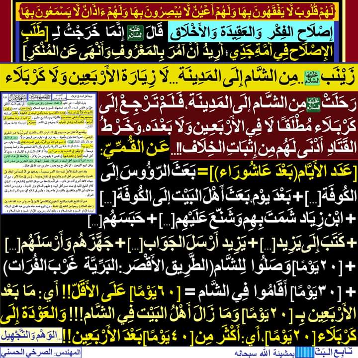 [المُفِيدُ يَسْبِقُ القُمِّيّ فِي نَفْيِ زِيَارَة الأرْبَعِين وَالمَسِيرِ إلَى كَرْبَلَاء]ii....

إذآ زيارة الاربعين ليس لها اصل شرعي وهي بدعه
#التاريخ_ينفي_زياره_الاربعين
#زيارة_الاربعين
#ال_بيت_النبي_فاطمه_وزوجاته