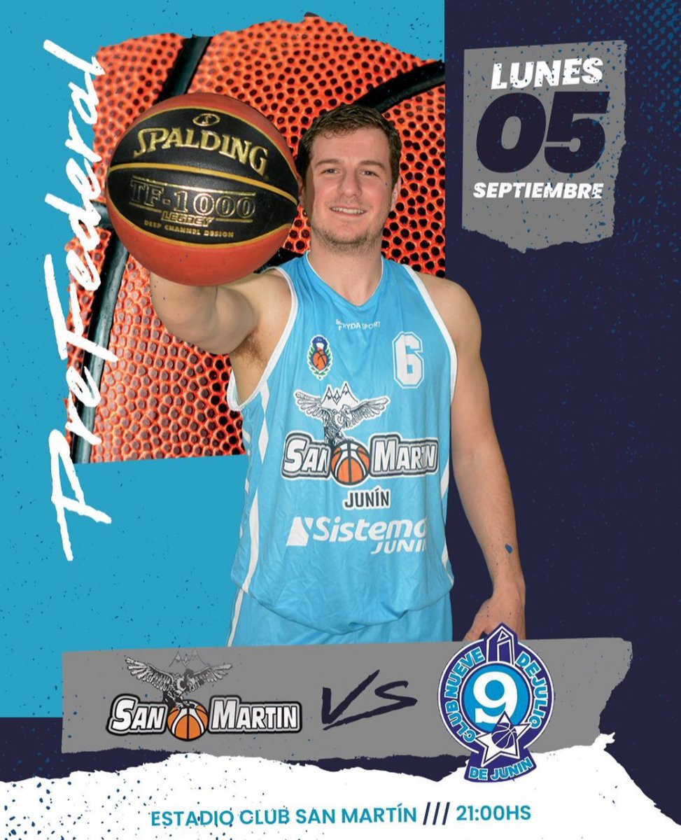 Es hoy 🔥🏀

Por la fecha 3 del #TorneoPreFederal recibimos la visita del invicto en el torneo… el @clubnuevedejuliojunin 

Los esperamos en El Bastión de Belgrano desde las 21:00hs

#VamosCele #Csm #Basketball #Reprogramado #Junín