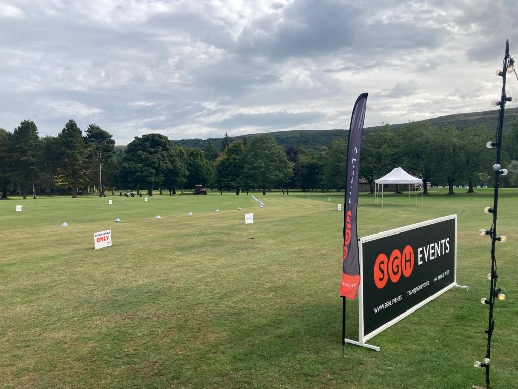 IlkleyGolfClub's tweet photo. All setup &amp; ready for the @AgePartnership Rich Beem Yorkshire Invitational. As always, @sghsportevents have done a fantastic job getting everything ready &amp; it will be a 1st class experience for all the players. 
Good luck to all taking part, we can't wait to get started...⛳️🏌️‍♂️🏆 https://t.co/V9GOLkniVo