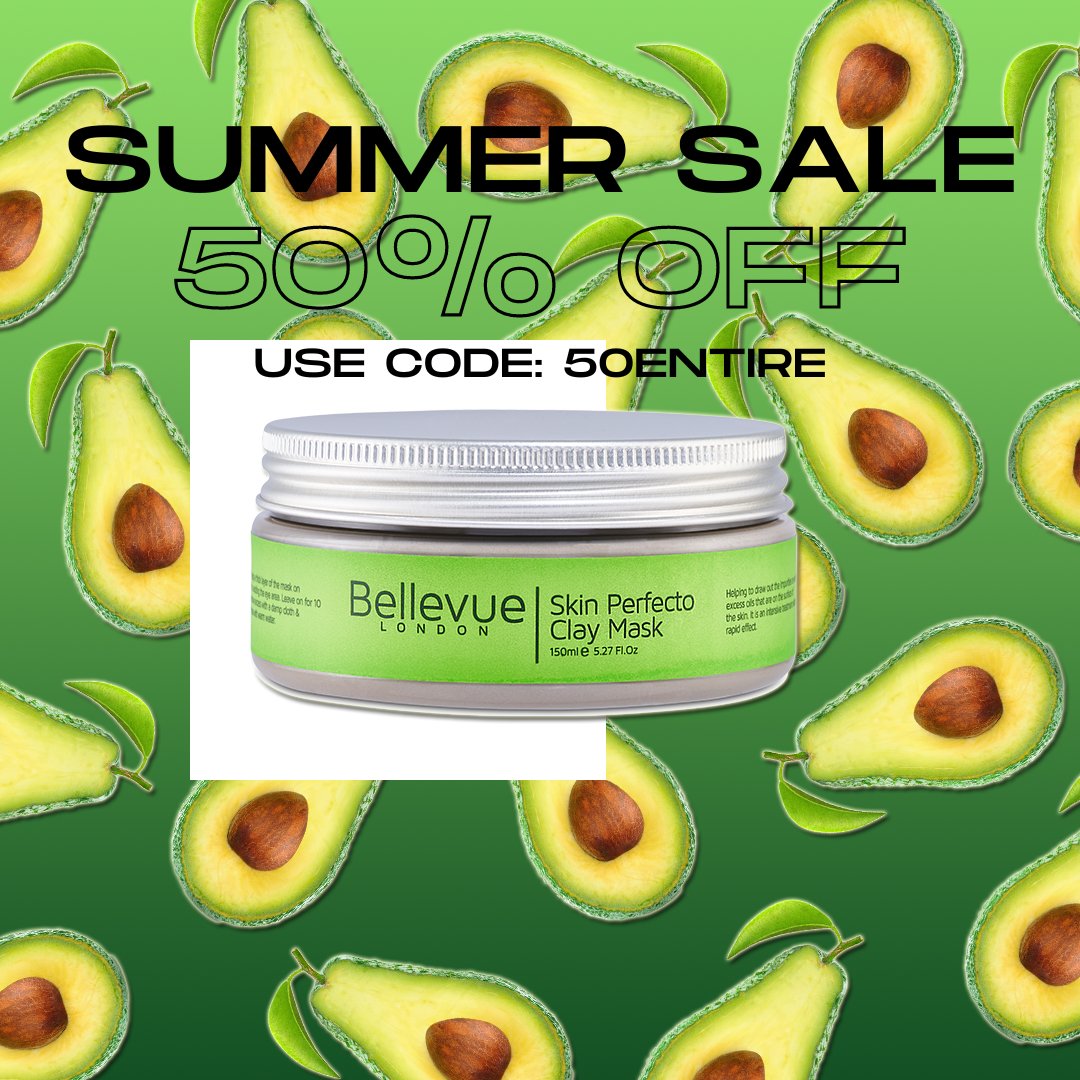 BellevueLondon's tweet photo. Bellevue Summer Sale, get 50% off all Skincare products (Collagen creams, Collagen Serums, Eye gels, face creams, face serums, facial scrubs &amp; clays masks) and a Home Collection of Candles and Diffusers. This is a limited-time sale. Use “50Entire” at the website Bellevueoflondon https://t.co/nHh4LU6DkD