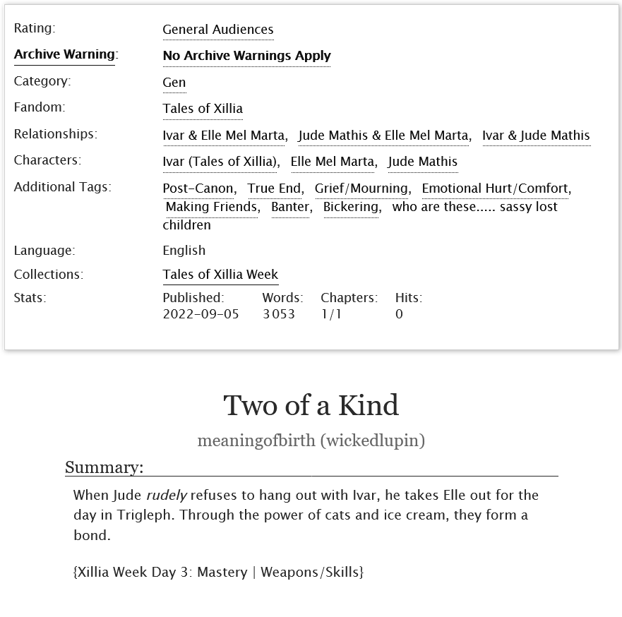 wickedlupin's tweet photo. #toxweek2022 Day 3: Mastery {Weapons/Skills}

i love the potential friendship between elle and ivar!! just pure undiluted chaotic banter 😂

https://t.co/sblRseoK9c https://t.co/4UMjzVoHFG