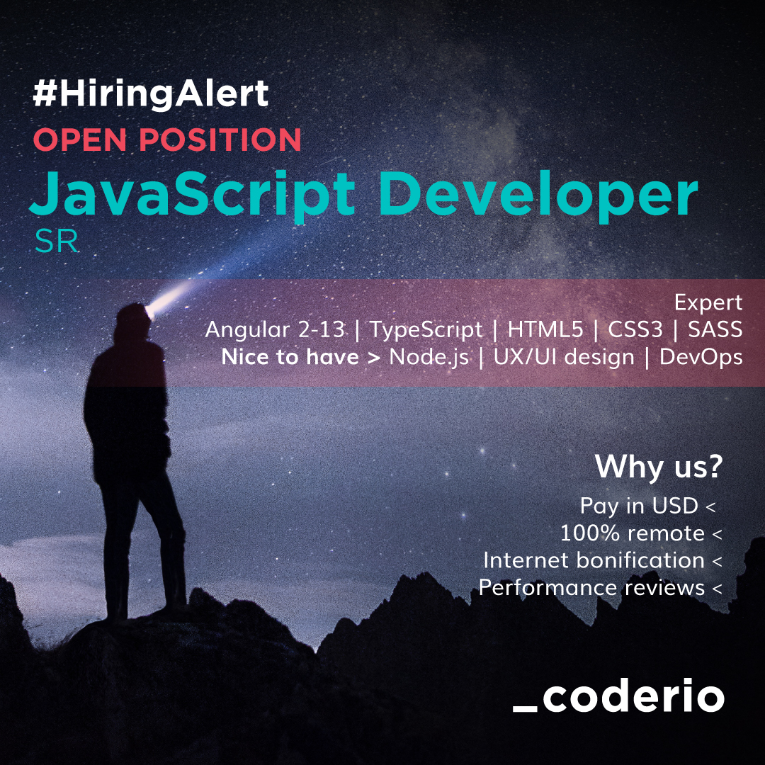 coderio_'s tweet photo. Ready to join our team?
✅100% remote
✅Salary in USD
✅Long-term contract
✅Benefits program
✅Additional vacation week
💥And the best part? You get the job you love with great growth potential 📩Send us your CV
#CoderianSpirit #BeCoderian #benefits #dreamjob #HiringAlert https://t.co/GwQgtQG5O3