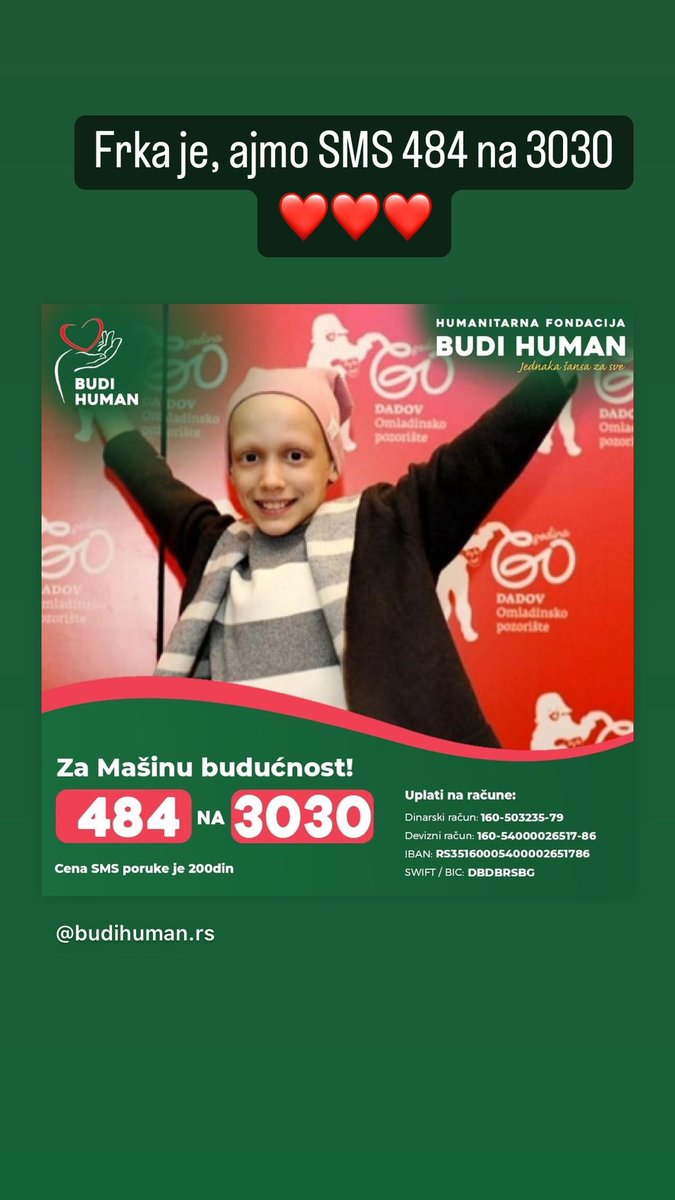 tvit_mudrolije's tweet photo. Drugari frka je, ajmo pls SMS 484 na 3030.❤️ https://t.co/JiUCdFO3EI