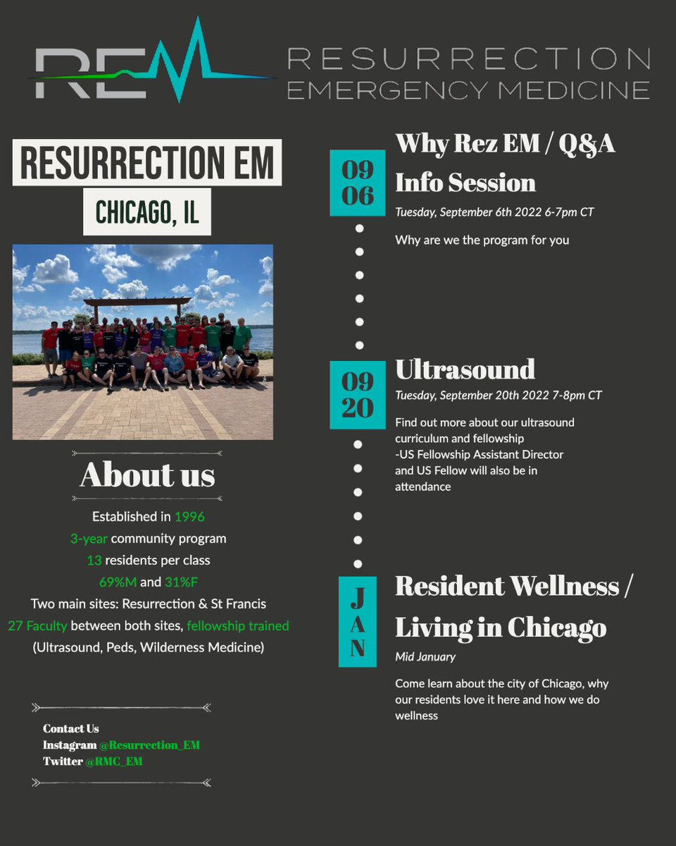 🚨#EMbound #medstudents M3s and M4s!: Join us for our first zoom info sessions to learn more about our program and ask any questions you have! 9/06 6-7pm. Sign up form below!

forms.gle/PyfK8drLbHjTpn…

#EmergencyMedicine #MedEd #Match2023