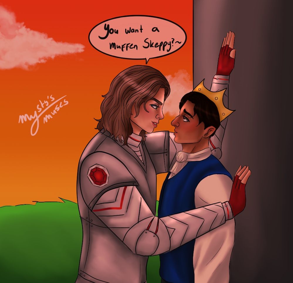MystysMuses's tweet photo. Muffen drawing but Royal AU cause why not?🤪
#Happyduo #Muffen #Happytwt #muffintwt #skeppy #badboyhalo #skeppyfanart #badboyhalofanart #mcyt @BadBoyHalo @Skeppy @MCYTARTACC @mcytwtfanart @artists_mcyt @fanartofmcyt https://t.co/b0sW97Y2vL
