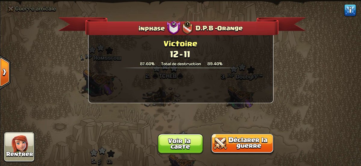 Inphase_Coc's tweet photo. Double victoire pour nos teams e-sport en WCL qui nous permettent d'accéder aux poules 🔥🎉
GG aux adversaires RM_TEAM ET @DPB_Orange
#GOINPHASE https://t.co/MPR57iR2Vq