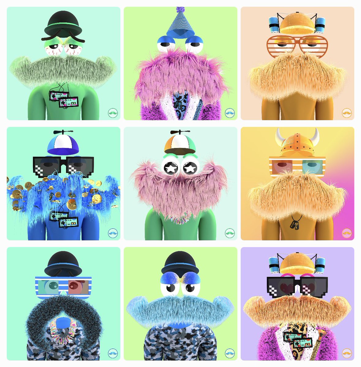 OG mint giveaway @teammustachios mint max of 5 Mustachios at 300 CRO price in time for upcoming Legendary event. Ends in 24 hours so hurry and visit their discord discord.gg/eH4SCJY5Qwand  #crofam #Loadedlions #Cybercubs