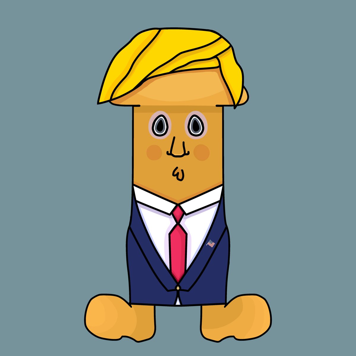Donald Trump as a dick