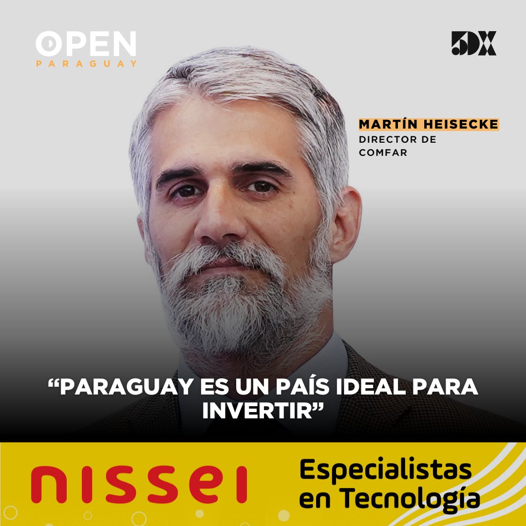 5DiasPy's tweet photo. #OpenParaguay 🔴
Para el director de #Comfar, Martín Heisecke, el público nacioanl e incluso internacional, confía plenamente en los productos hechos por mano de obra paraguaya.
🔗 https://t.co/CFc7RR1IjE https://t.co/jYQfcTQDYe