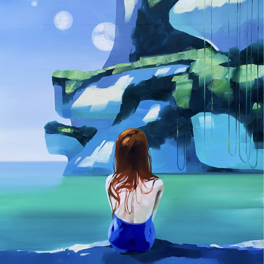 Cosmodreams_art's tweet photo. 3 moons, 2020, oil on canvas, 100×100cm (artist Marina Fedorova) #cosmodreams_art #digitalart #artfinder #marinafedorova #discoverart #art #cosmodreams #tourism #future #itech #360tour #virtual #museum #painting https://t.co/BWAUsPaaU6