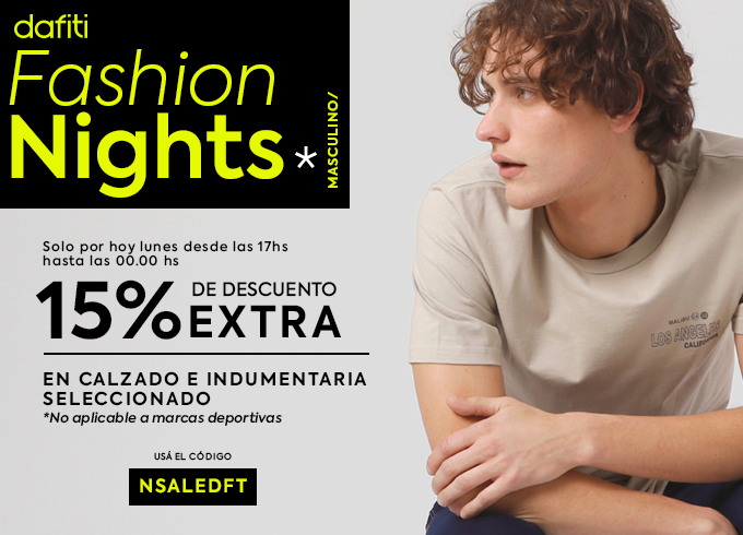 AhorrandoAndoAr's tweet photo. Dafiti
Solo por hoy 05/09 de 17hs a 00hs llega el #FashionNights a @Dafiti_Arg con 15% de descuento adicional en calzado, indumentaria y accesorios seleccionados.
Ingresando el código: NSALEDFT
Más info:
https://t.co/oUmfZOyo6l https://t.co/fUCg8bVbrt