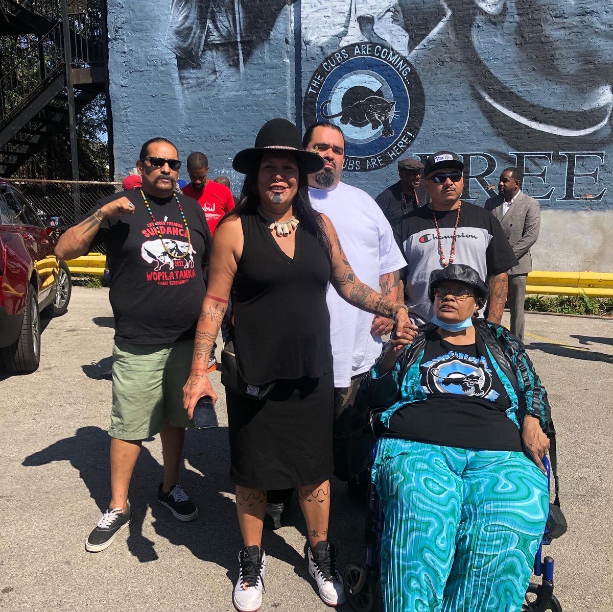 SecwepemcC's tweet photo. #longliveChairmanFred #streetzparty   #TinyHouseWarriors &amp; #SavageFam @KanahusFreedom @ChairmanFredJr1 https://t.co/VEqBZgmY9g