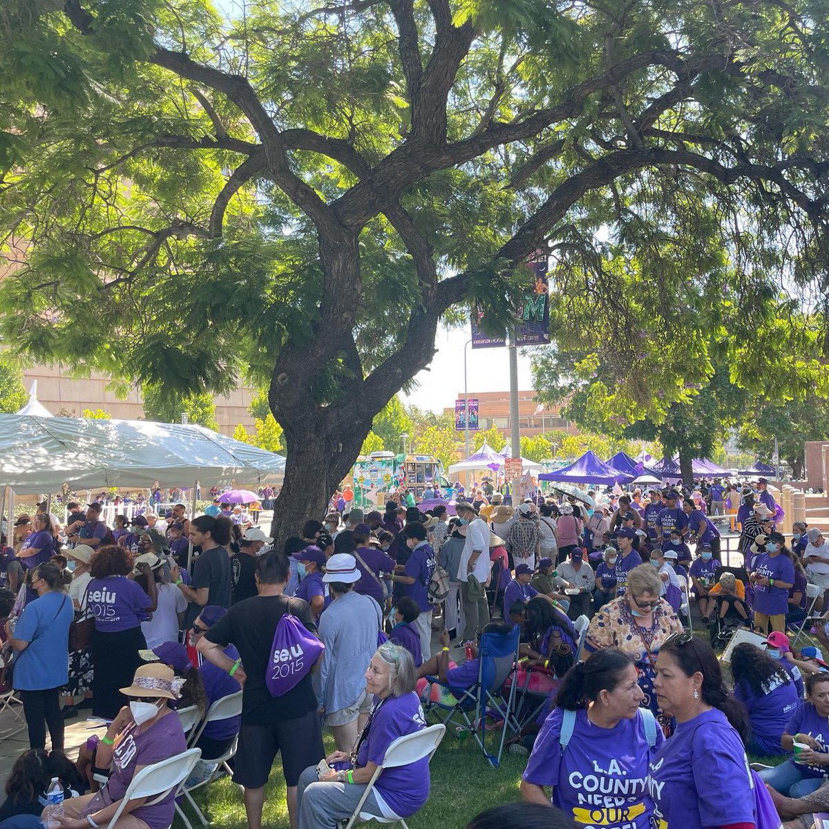LACAssessor's tweet image. From DTLA to the South Bay - LA is a union town. Happy Labor Day! 🇺🇸✊