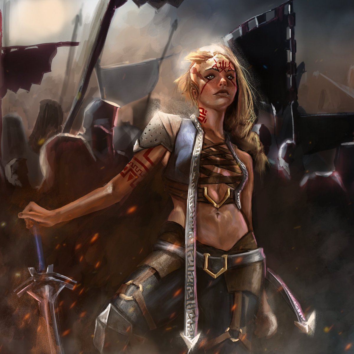 <a href="/castlehavven/">Alex Jade 🗡️✨ @castlehavven.bsky.social</a> Hi everybody!! I'm Tresor, a digital artist, and finally trying to share my art online, thanks for the thread!😊