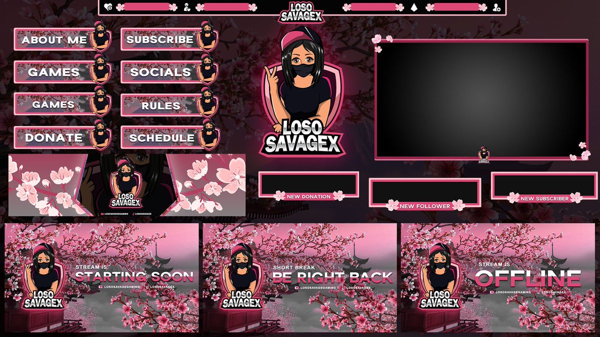 Grafax1's tweet photo. Check out cool twitch overlay package for recent client.
Want yours? Contact now!
#twitch #twitchstreamer #twitchgirls #TwitchStreamers #twitchaffiliate #fiverrfreelancer #GraphicDesign #gfx #SupportSmallStreams #gamingcommunity #streamers #grafax #anime https://t.co/iQP8S6mHeR