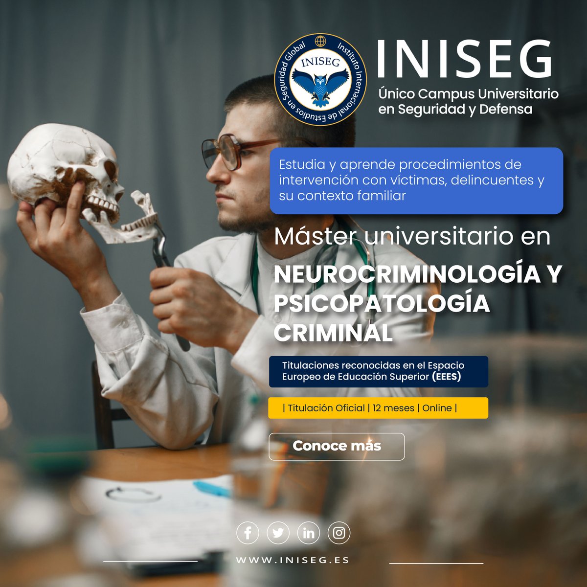 InisegOficial's tweet photo. 🎯Estudia procedimientos de intervención con víctimas, delincuentes y su contexto familiar🎯
✅Calidad académica avalada por más de 20 años de experiencia
✅Reconocimiento Internacional
✅Facilidades de pago
Infórmate en: 👇👇
https://t.co/IOCeYlJ4W9
#iniseg #SoyIniseg https://t.co/PNOpsOGG9a
